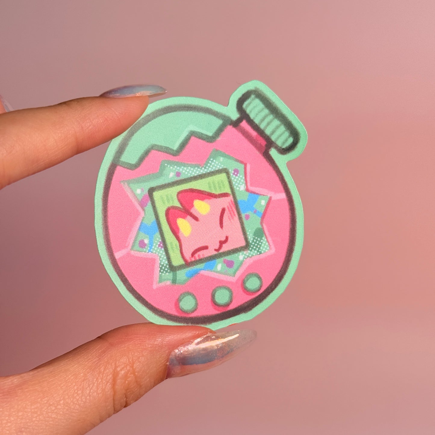 tama v3 ♥ Matte Sticker