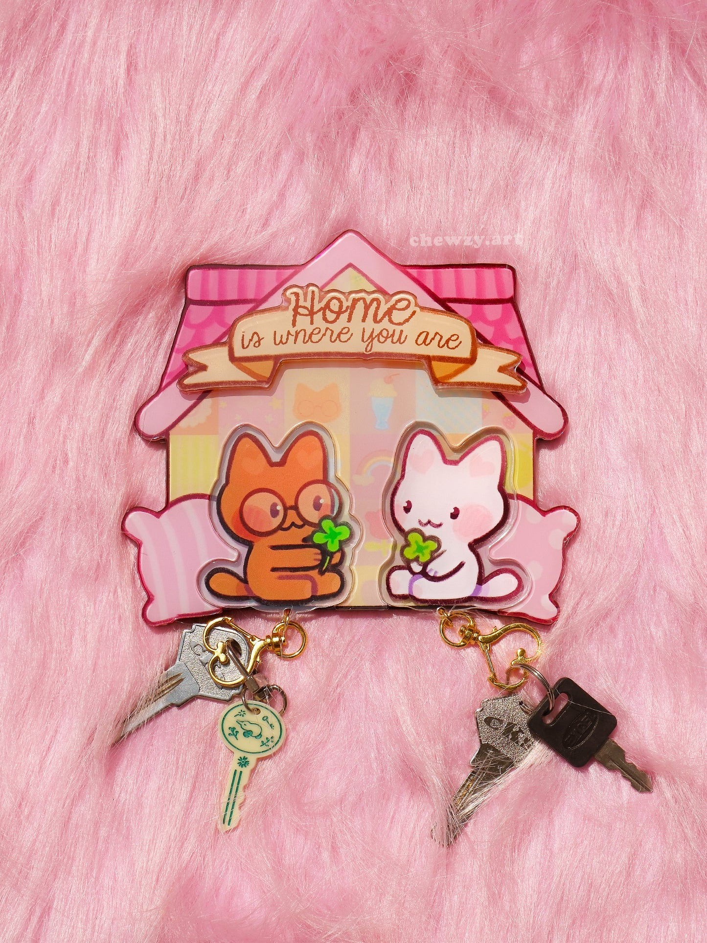 Home is where you are ♥ Keychain Set