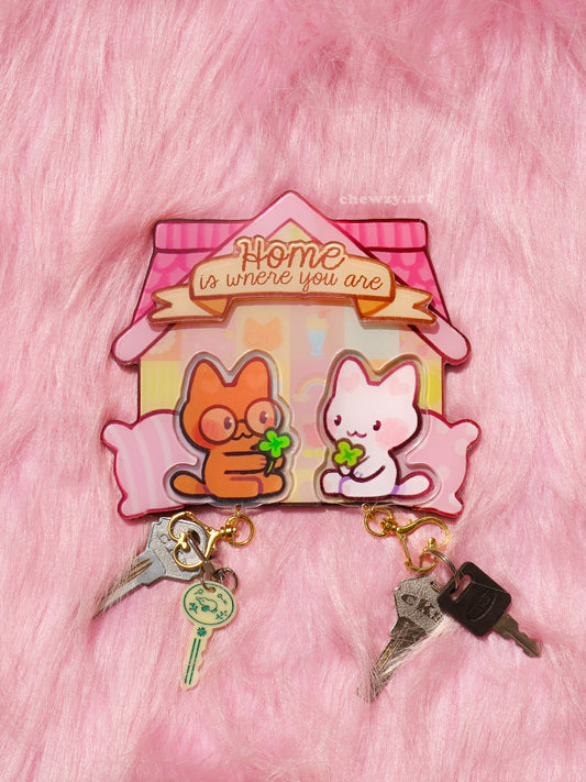 Home is where you are ♥ Keychain Set