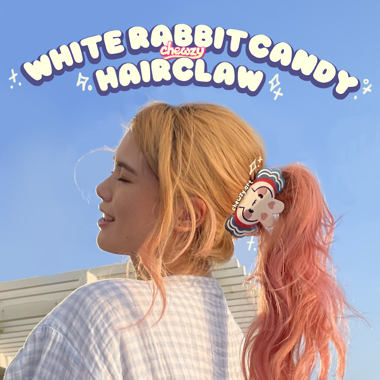 (preorder) White Rabbit Candy ♥ Hair Claw