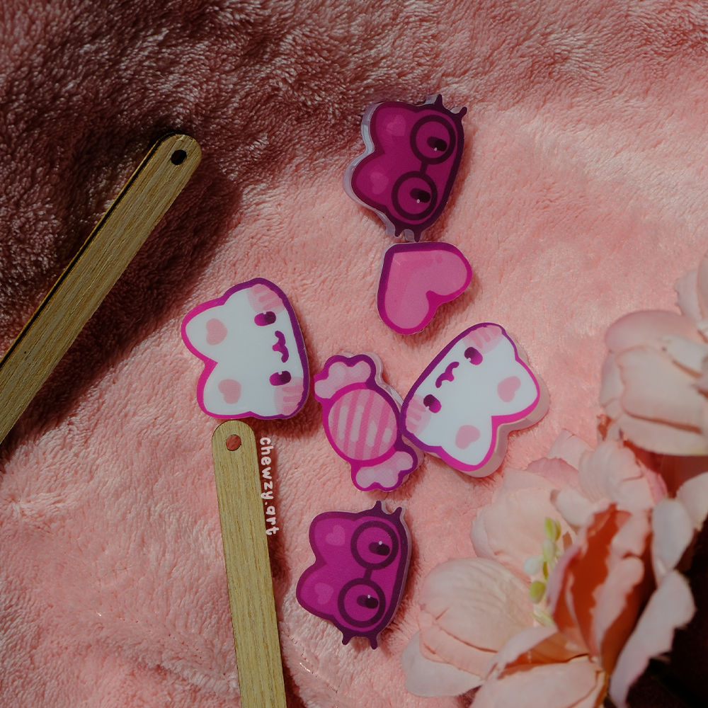 Dango Kitties ♥ Removable Keychain