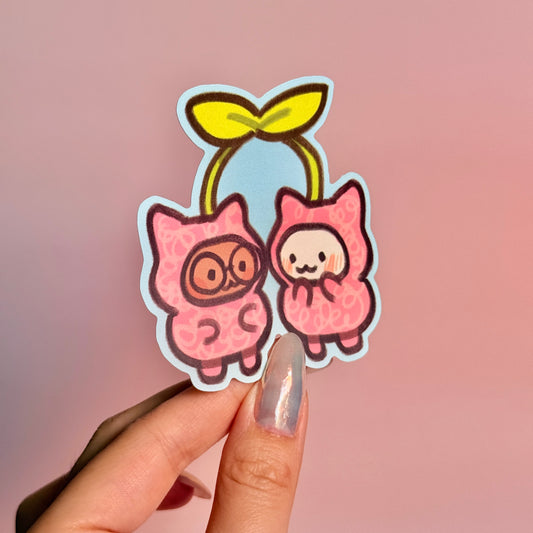 cherry baby ♥ Matte Sticker