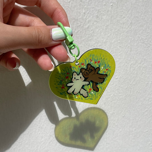 Heart Field ♥ Keychain