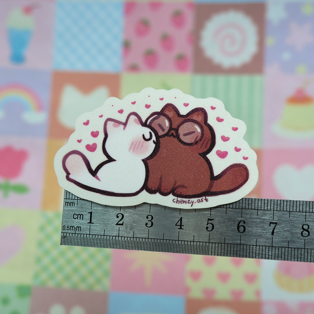Mwuah stardust sticker