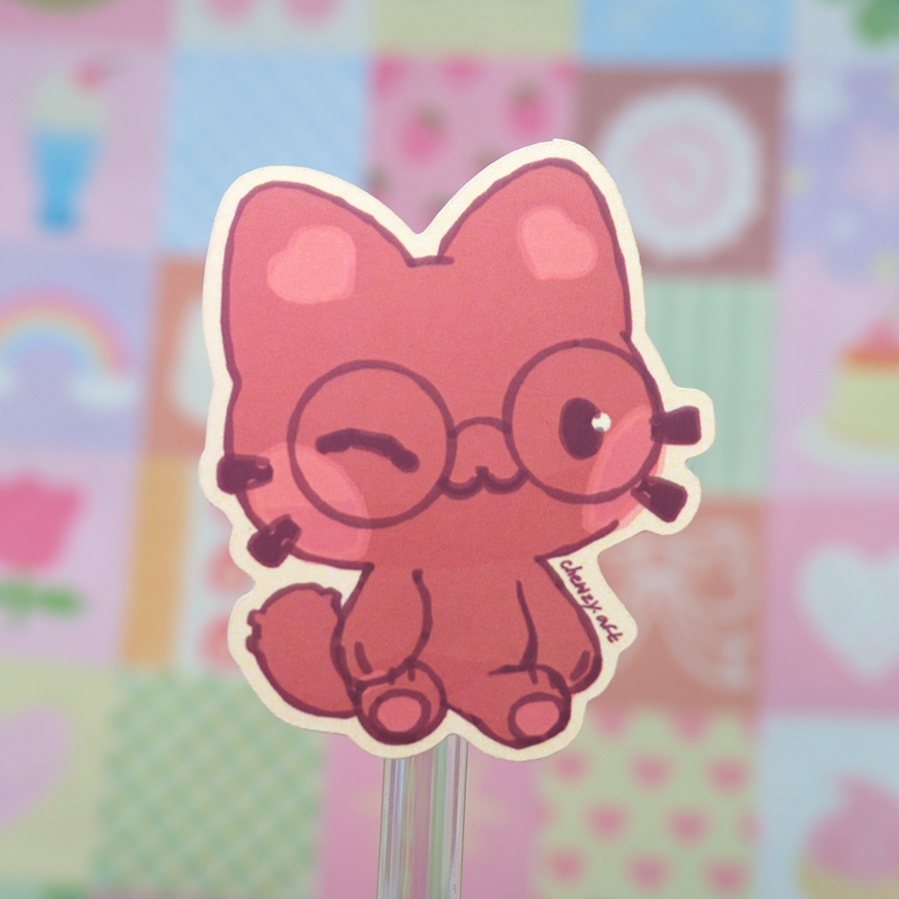 Joyful Chupa matte sticker