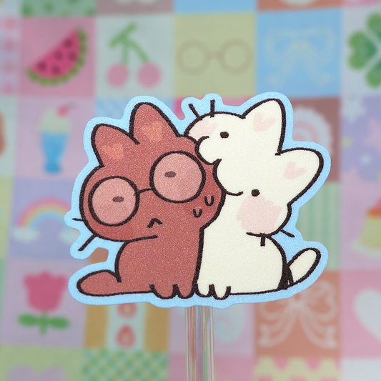 Omnomnom stardust sticker