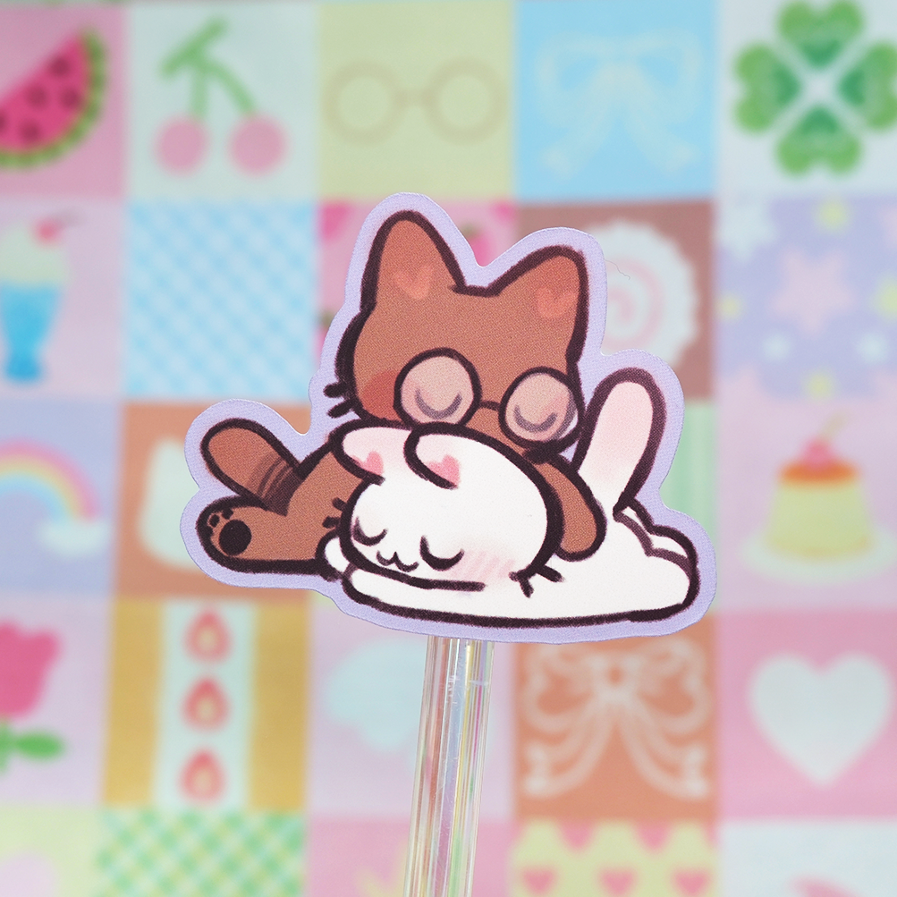 Rest matte sticker