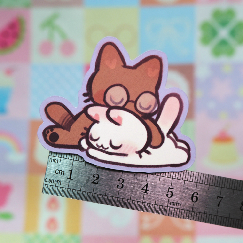 Rest matte sticker