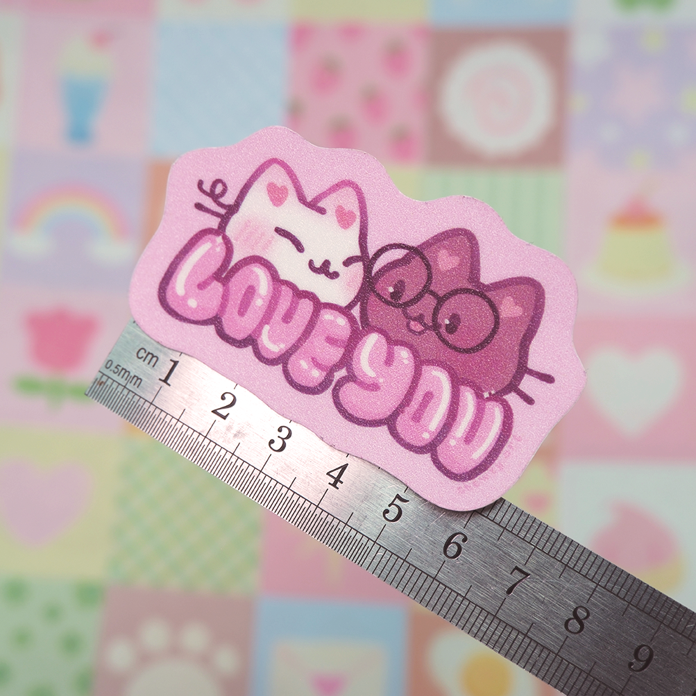 Love you stardust sticker