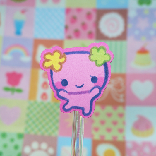 Violetchi matte sticker