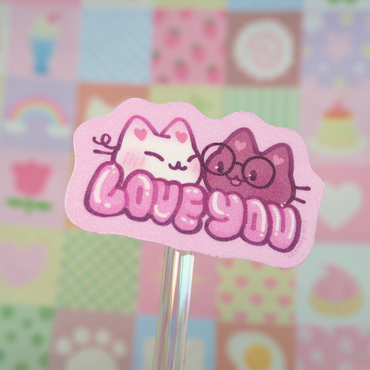 Love you stardust sticker
