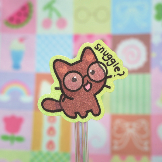 Snuggle sticker