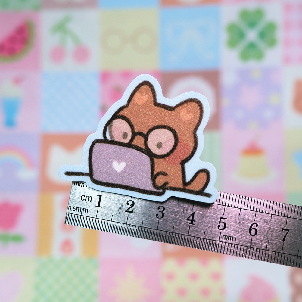 Laptop stardust sticker