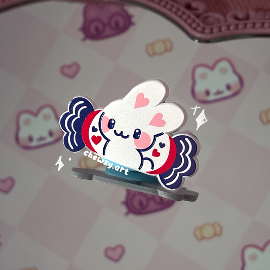 White Rabbit Candy ♥ Enamel Pin