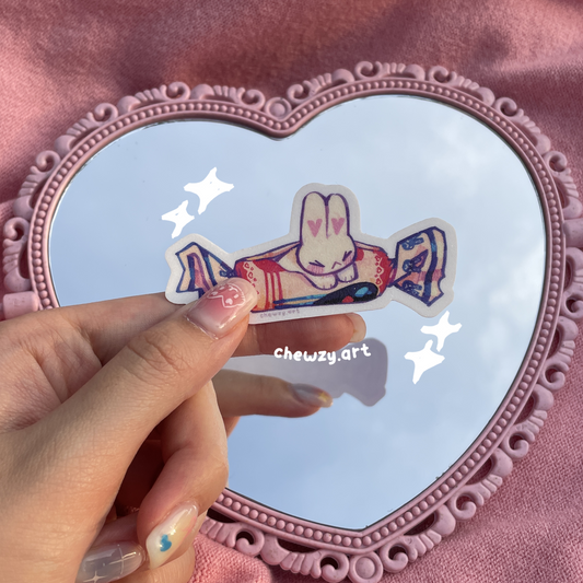 White Rabbit Candy ♥ Stardust Sticker