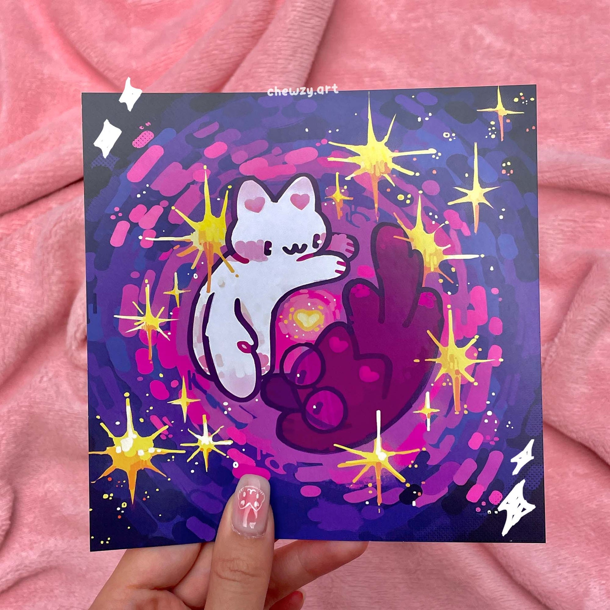 Galaxy Kitty ♡ Print - chewzy.art