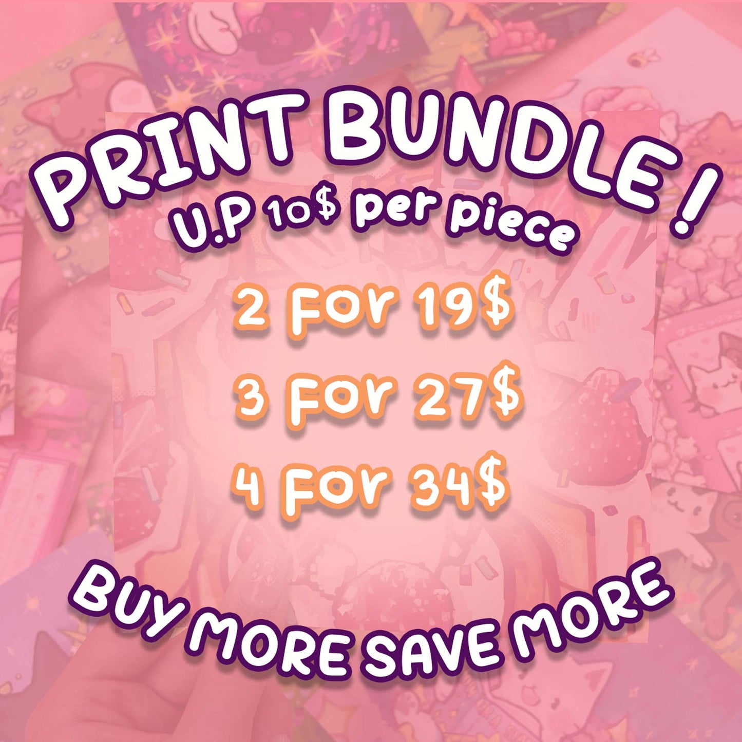 Print Bundle Deal! - chewzy.art