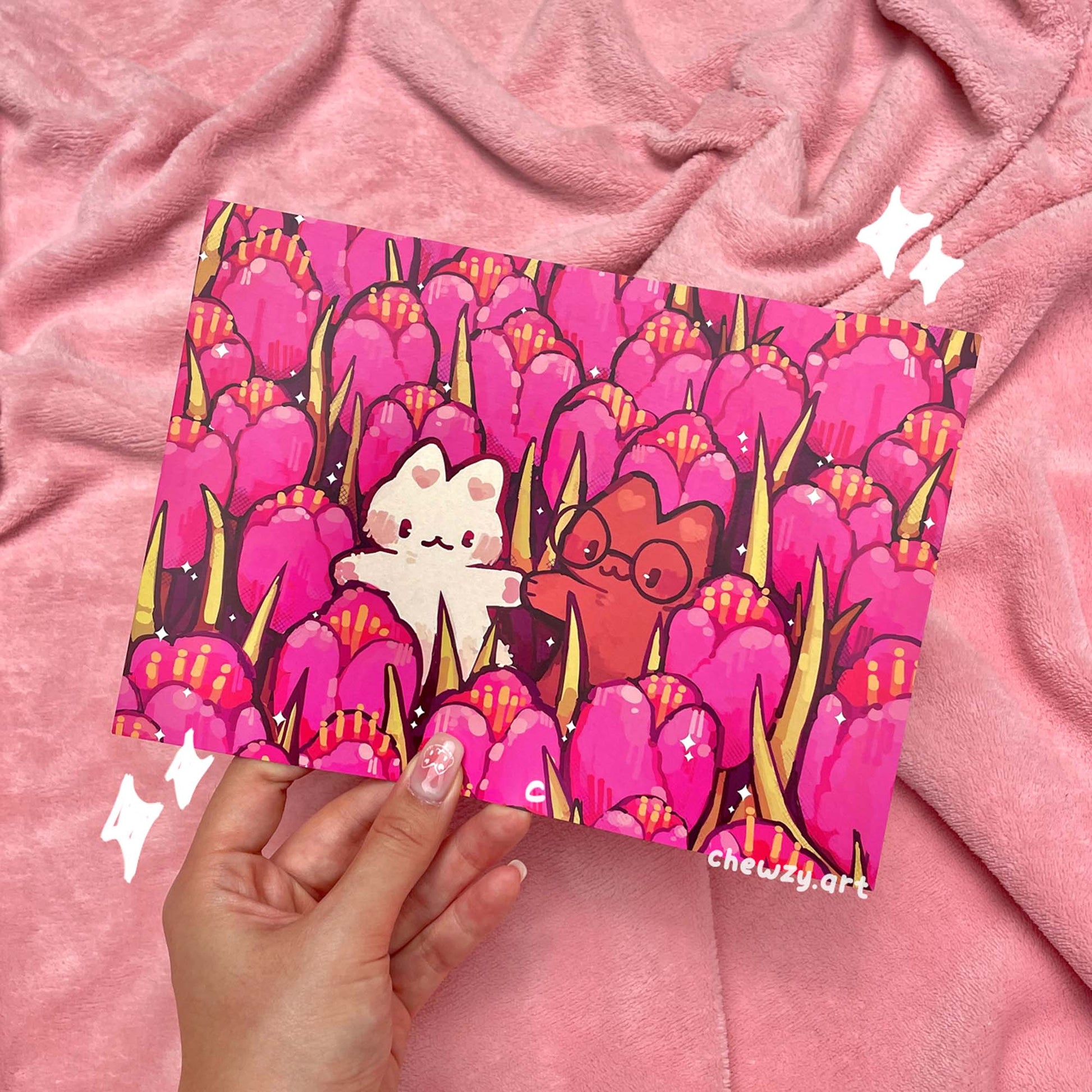 Tulip Field ♡ Print - chewzy.art